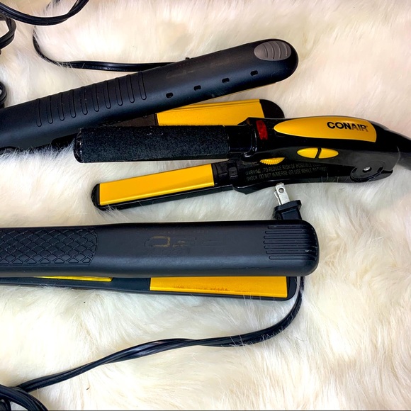 Other - Bundle of 3 Flat Iron Hair Straighteners